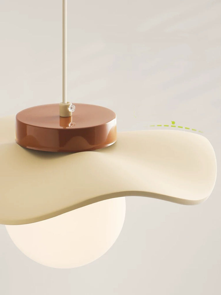 Daffodil: Pendant Lights with Curved Shade