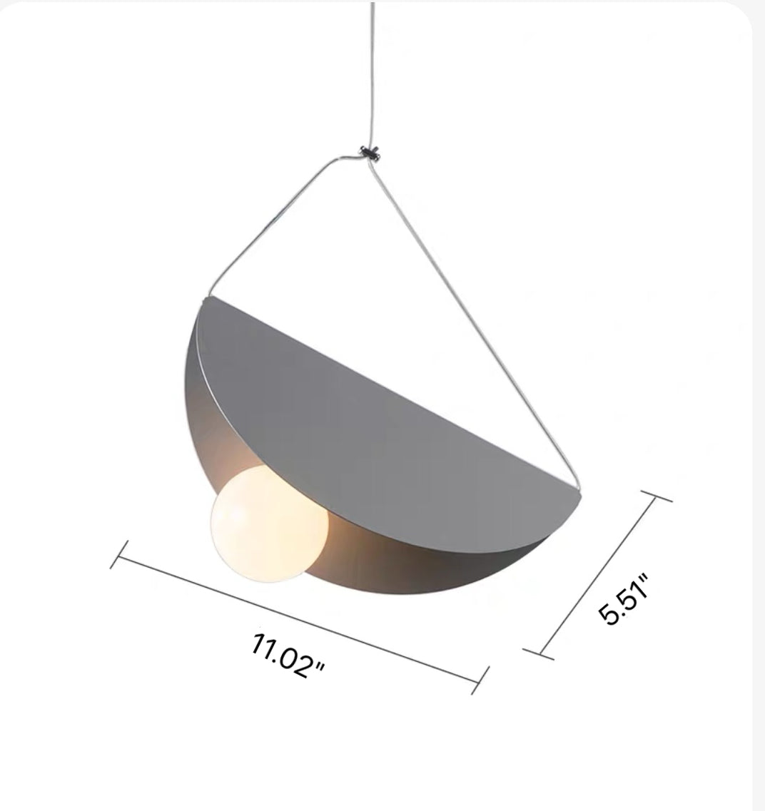 Halo Arc Pendant Light