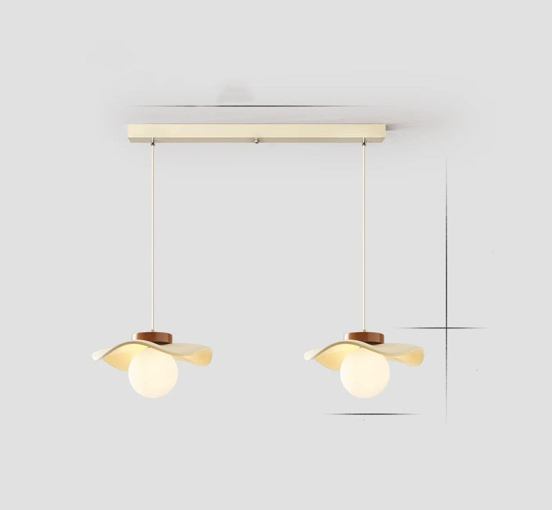 Daffodil: Pendant Lights with Curved Shade