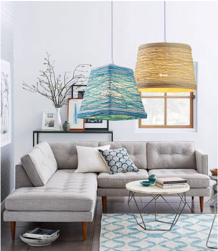 Coastal Woven Pendant Lamp